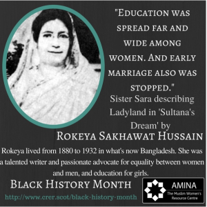 BHM - Rokeya Hussain