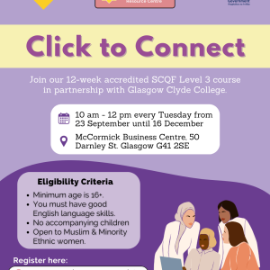 Glasgow: Click to Connect ICT Course