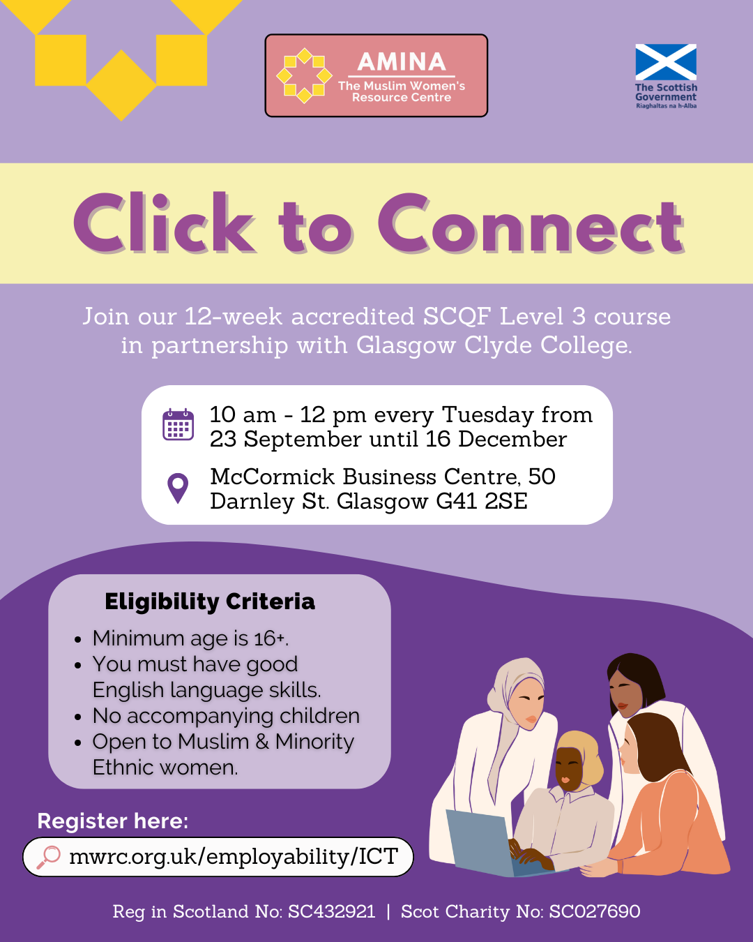 Glasgow: Click to Connect ICT Course