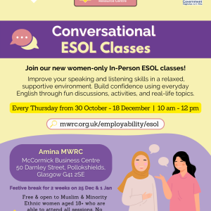 Glasgow: ESOL Classes