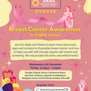 Dundee: Breast Cancer Awareness Session