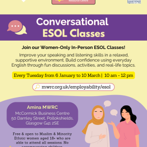 Glasgow: Conversational ESOL