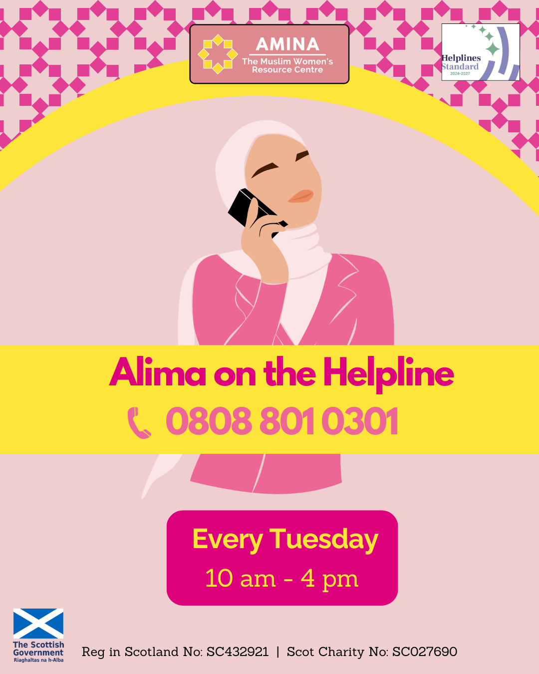 Alima on the Helpline