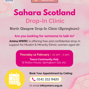 Sahara Scotland: Drop In Clinic