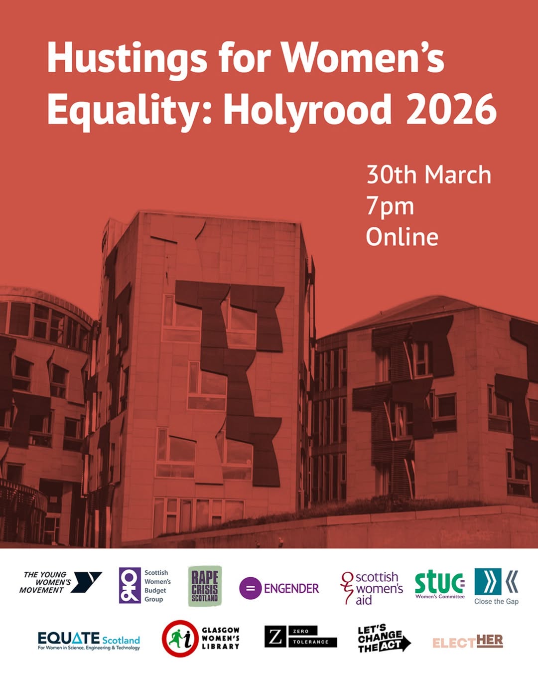 External Event: Hustings for Women's Equality