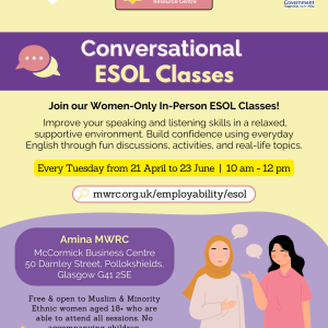 Glasgow: Conversational ESOL